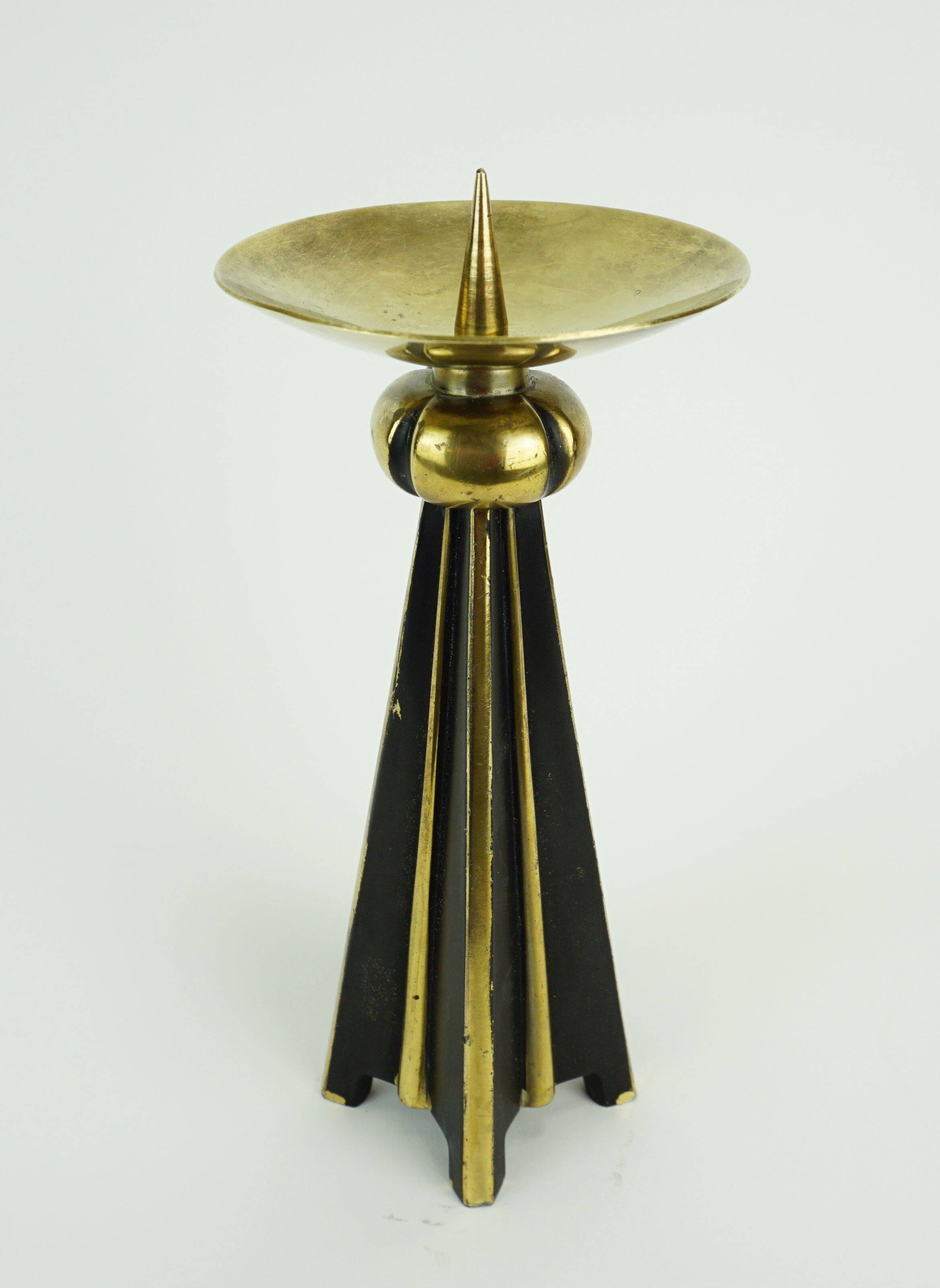 1950s mid century candle holder klaus ullrich faber & schumacher