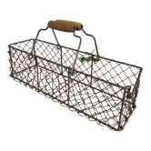 Wire mesh basket