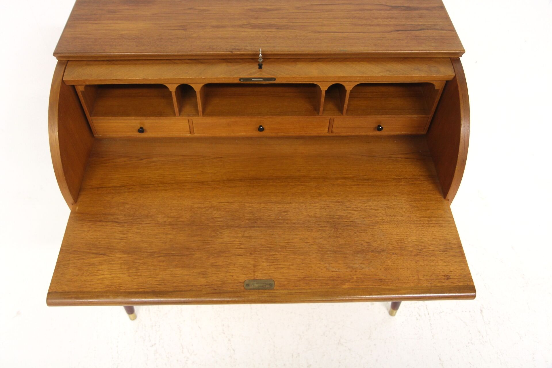 Scandinavian teak secretary, Bröderna Gustafssons, Sweden, 1950