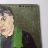 Oil on canvas old portrait alternative decoration countryside