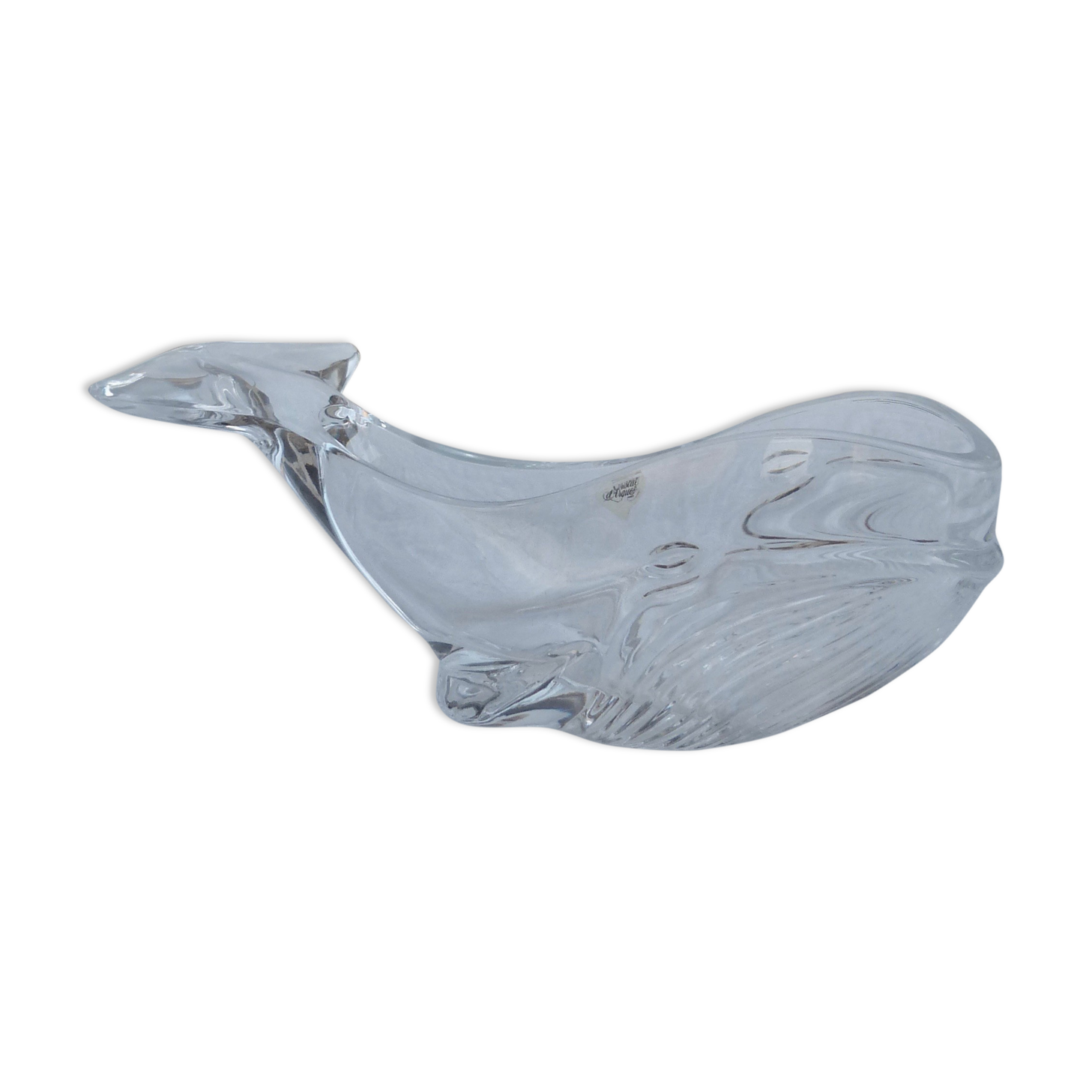 Empty whale pocket in Arques crystal