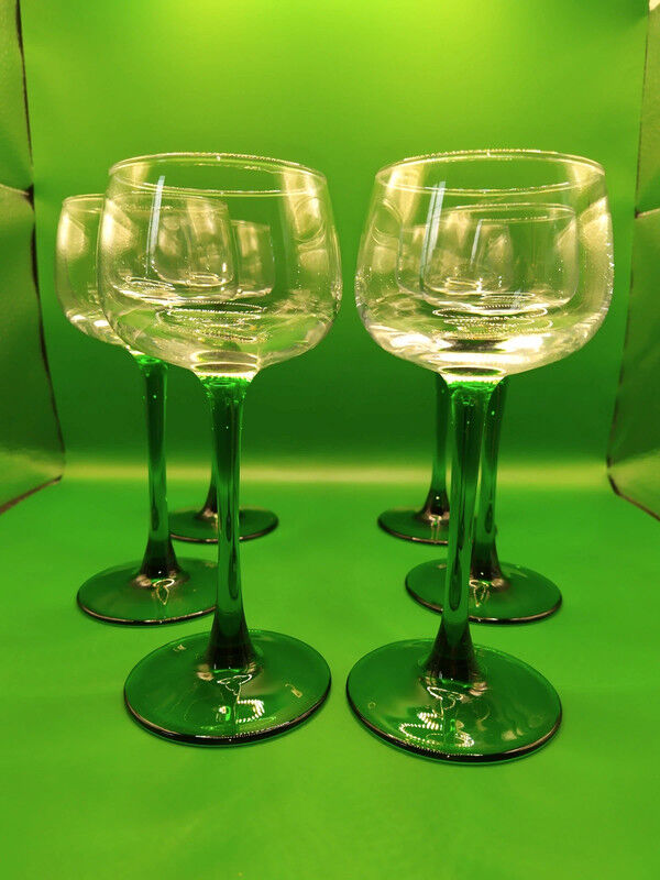 6 verres alsaciens à vin blanc