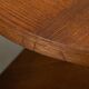 Dutch Art Deco Modernist Amsterdam School side table in Oak square inlay