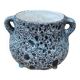 Old Cauldron Pot Tripod Annette ROUX Ceramic Fat Lava 50s #B579