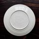 Onnaing ironstone dessert plate "Fleurs Jetées" brown