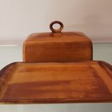 Vintage ceramic butter maker Saint Clément, France, 70s