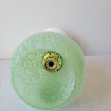 Wall lamp in Clichy glass and porcelain