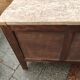 Commode ancienne en bois et marbre style Louis XV