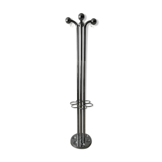 Italian vintage coat rack and umbrella holder Space Age 70s