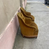 Pair of vintage toad chairs