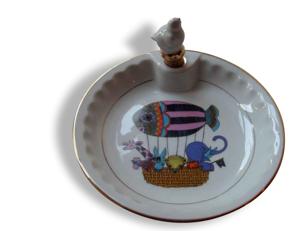 Assiette A Bouillie Chauffante Pour Bebe En Porcelaine Selency