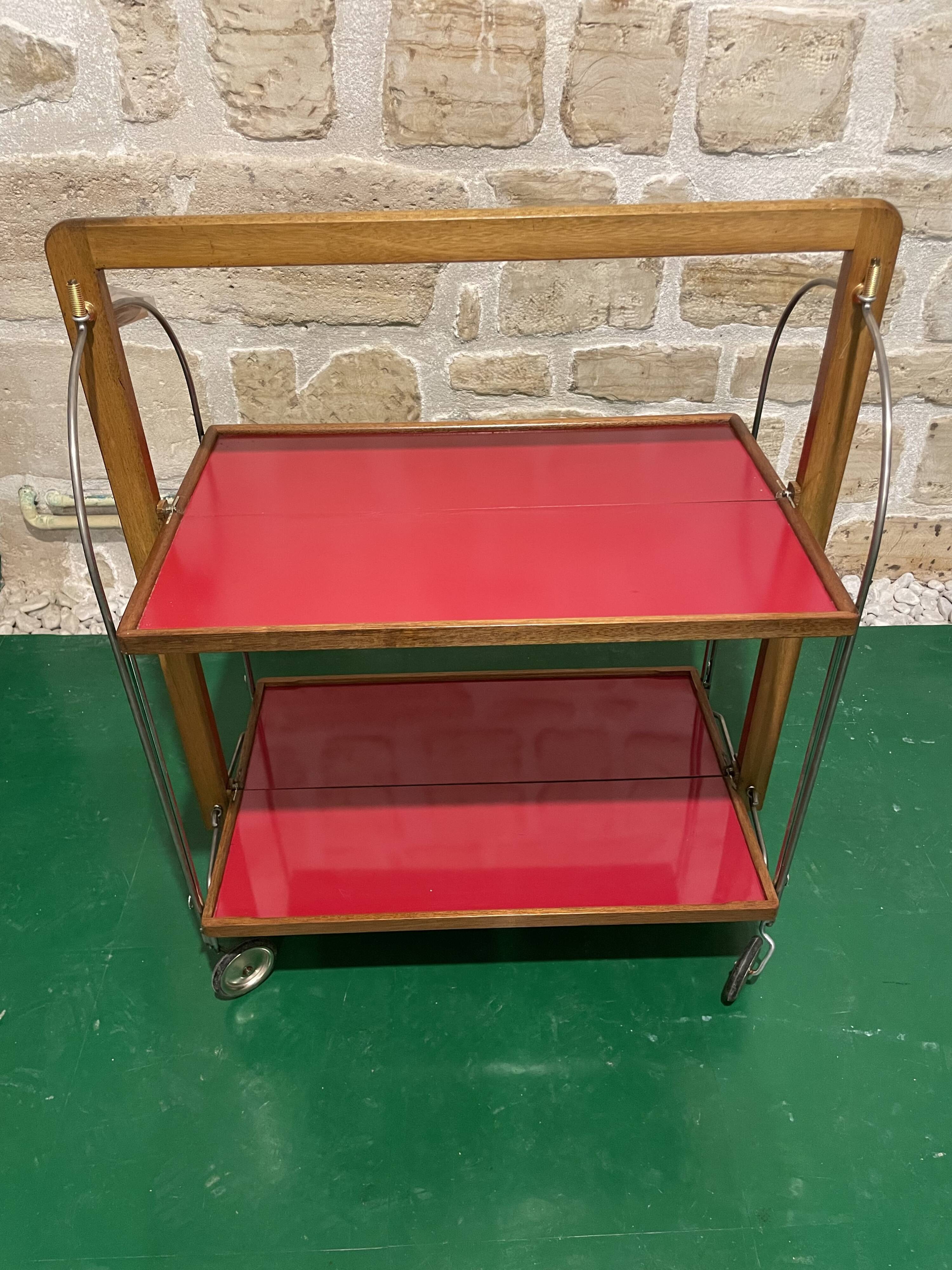 Bocado folding serving cart