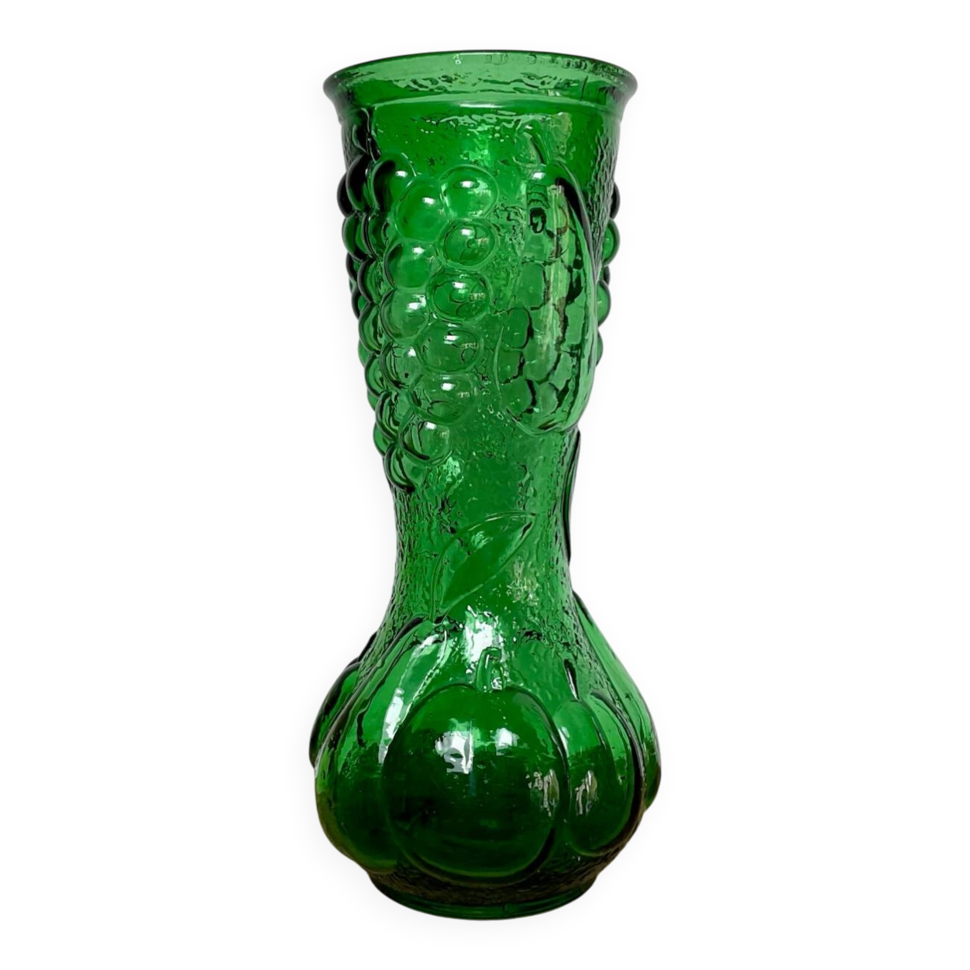 Glass vase "fruits" made in Italy