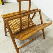 Porte revue en bambou pliable 1960
