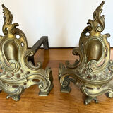 Paire de chenets anciens