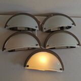 Set of 5 Danish Odreco wall lamps 80s 90s