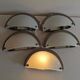 Set of 5 Danish Odreco wall lamps 80s 90s