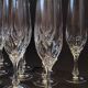 10 crystal champagne flutes 24% Cristallerie Kaspar Lemberg Lorraine vintage