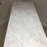 Empire console with light marble