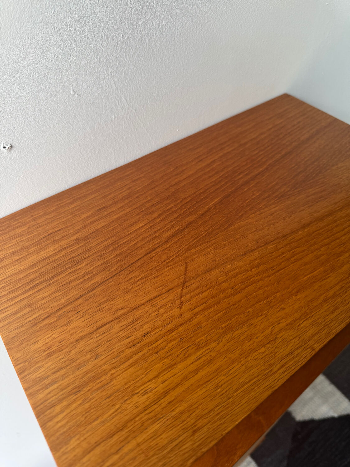 Vintage floating wall shelf in Norwegian teak, 1960s