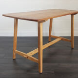 Ercol CC 41 plank dining table, 1950s