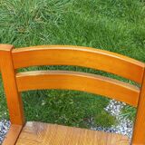 Set of 3 chairs from Regain in solid elm.