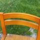 Set of 3 chairs from Regain in solid elm.