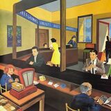 Educational poster "LA POSTE" and "CHEZ LE DENTISTE"