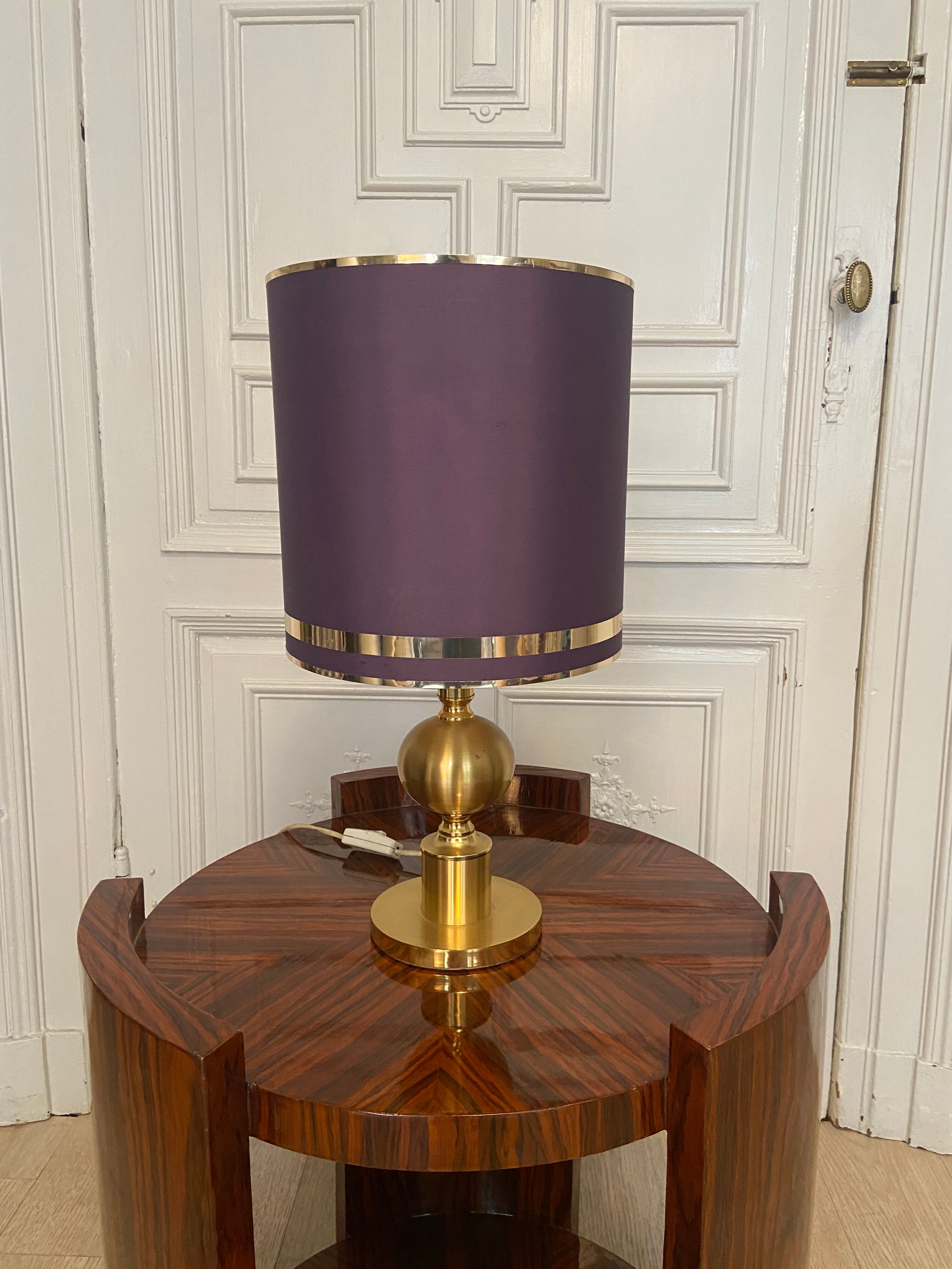 Lampe en laiton, 1970s