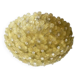 Early 21st Century Gold-Flowers Murano Glass Flush Mount
