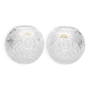 Paire de vases boules