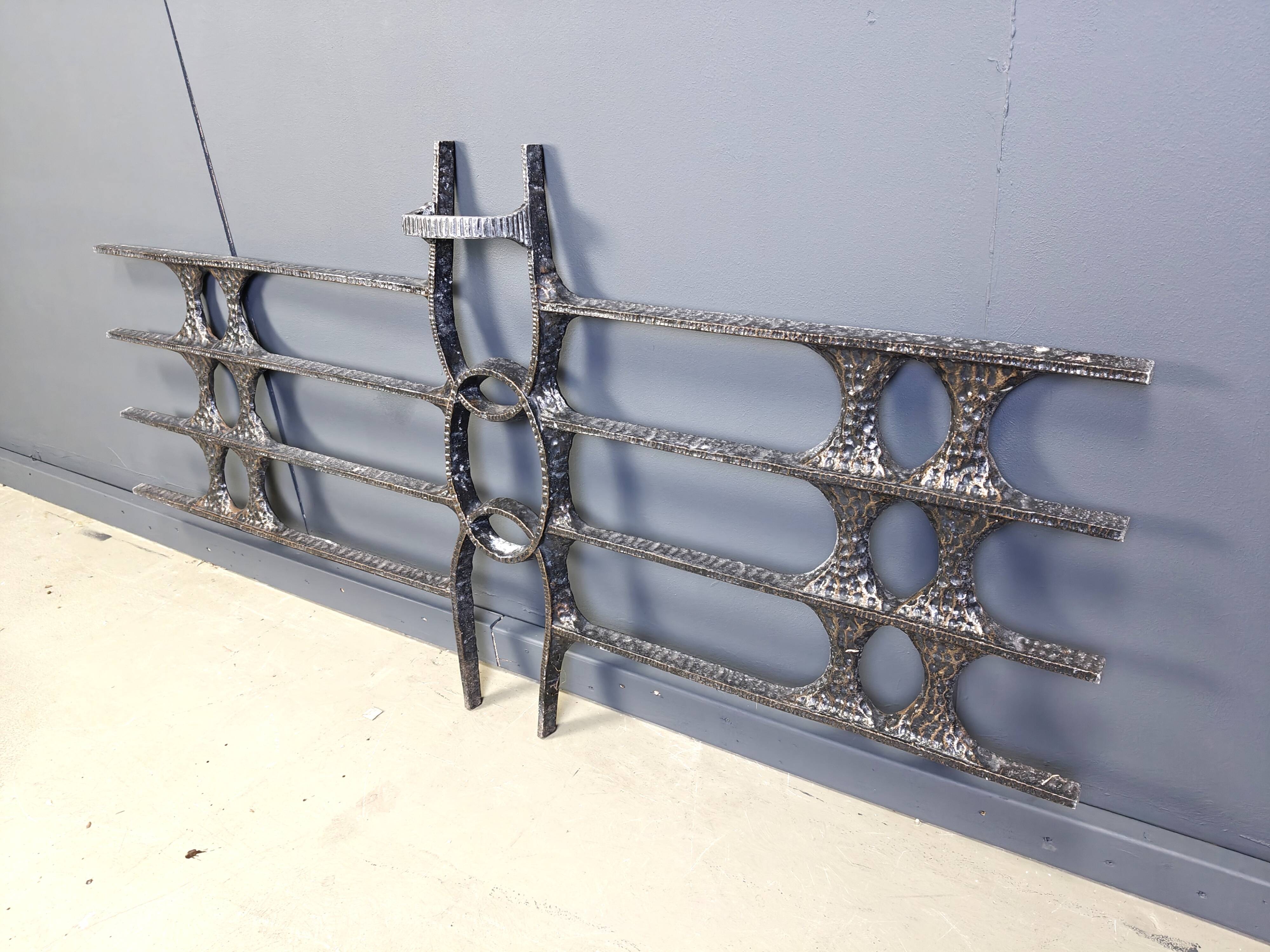 Large vintage brutalist wall sculpture, 1970s