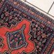 Tapis persan Senneh antique des années 1920 57 cm x 96 cm - 1C1248