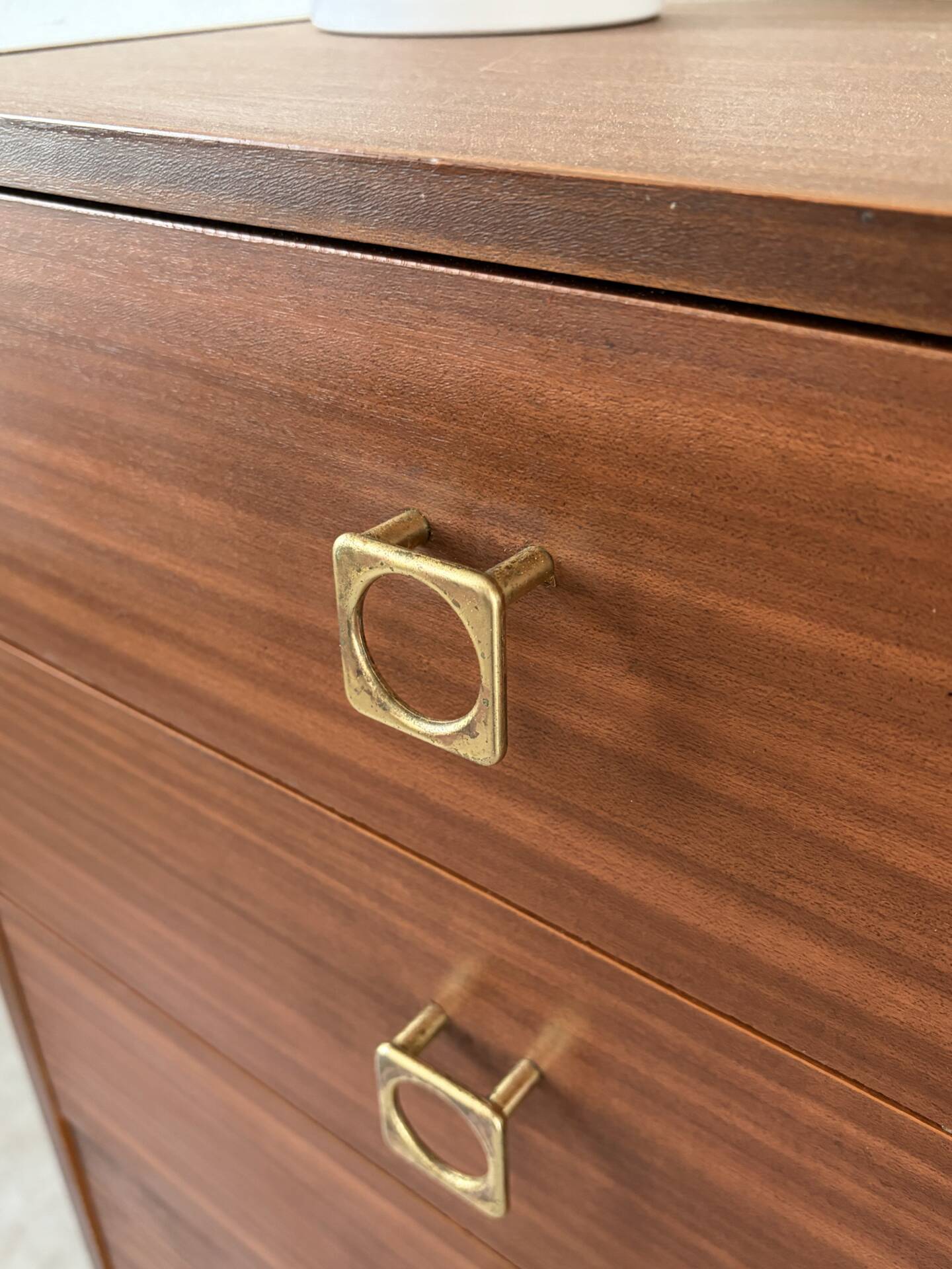 Vintage chest of drawers from the 1960s.