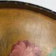 Round tray old flowers