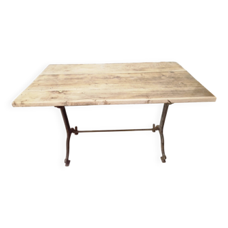 wooden bistro table