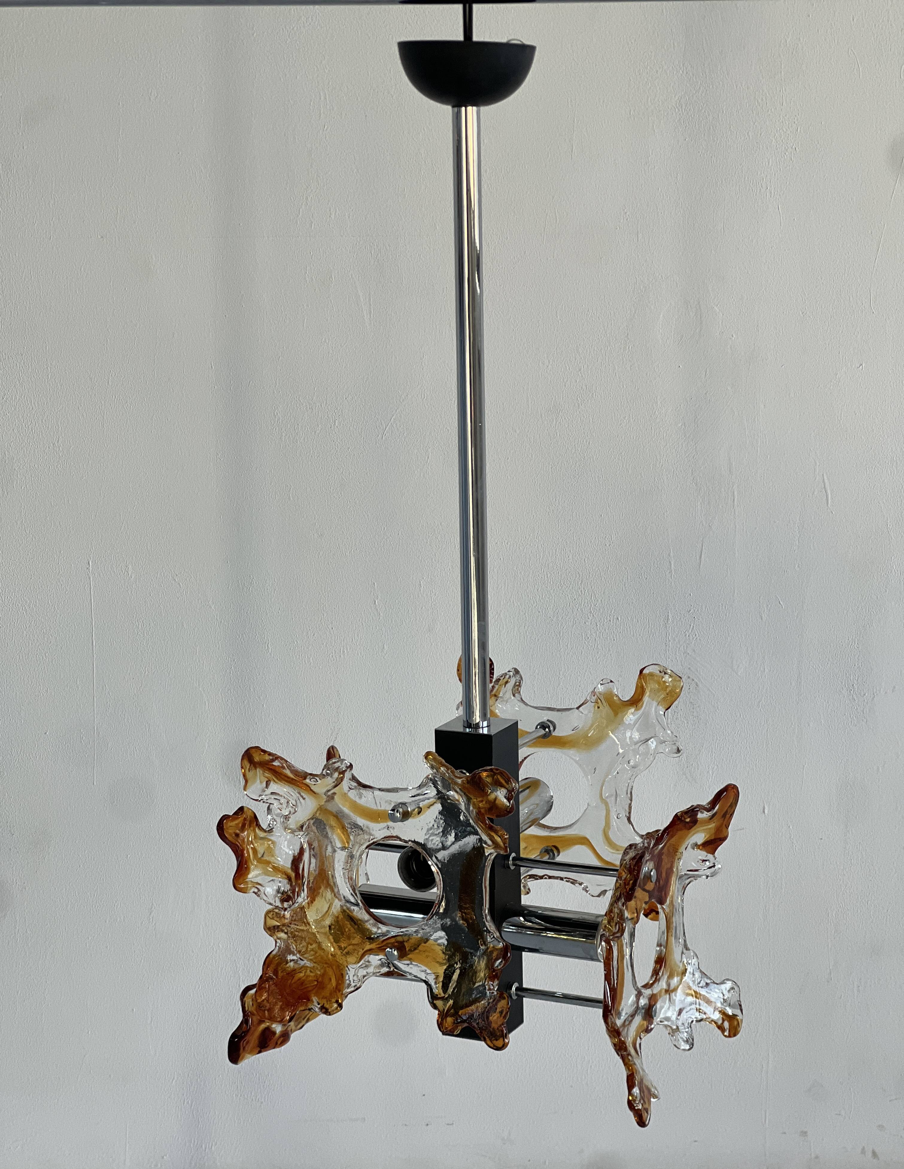 Mazzega Ceiling Lamp, Italy, 1970's