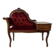 Vintage Baroque Bench/Chair with Telephone Table/Bench