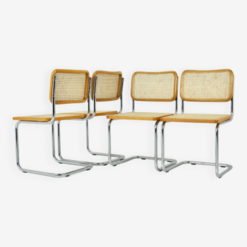 Chaises de salle à manger B32 par Marcel Breuer, ensemble de 4