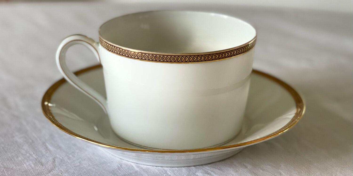 Tasse et soucoupe Haviland