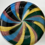 Laura de Santillana for Venini blown glass vase Klee 1984