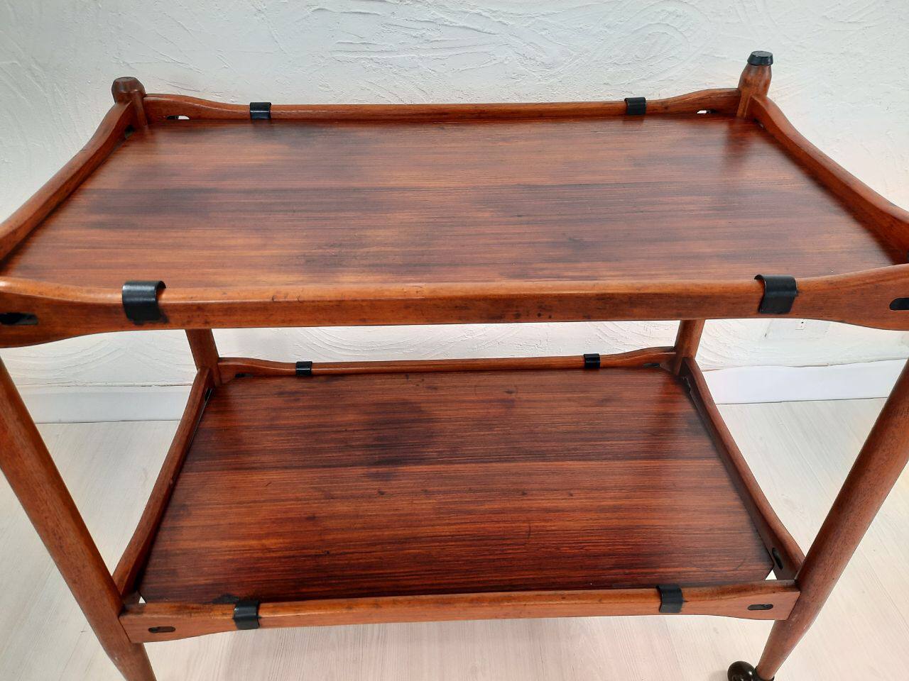 Wooden food trolley 1950