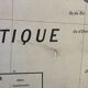 Carte de France vintage (recto verso)