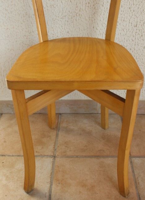 Duo de chaises bistrot années 60