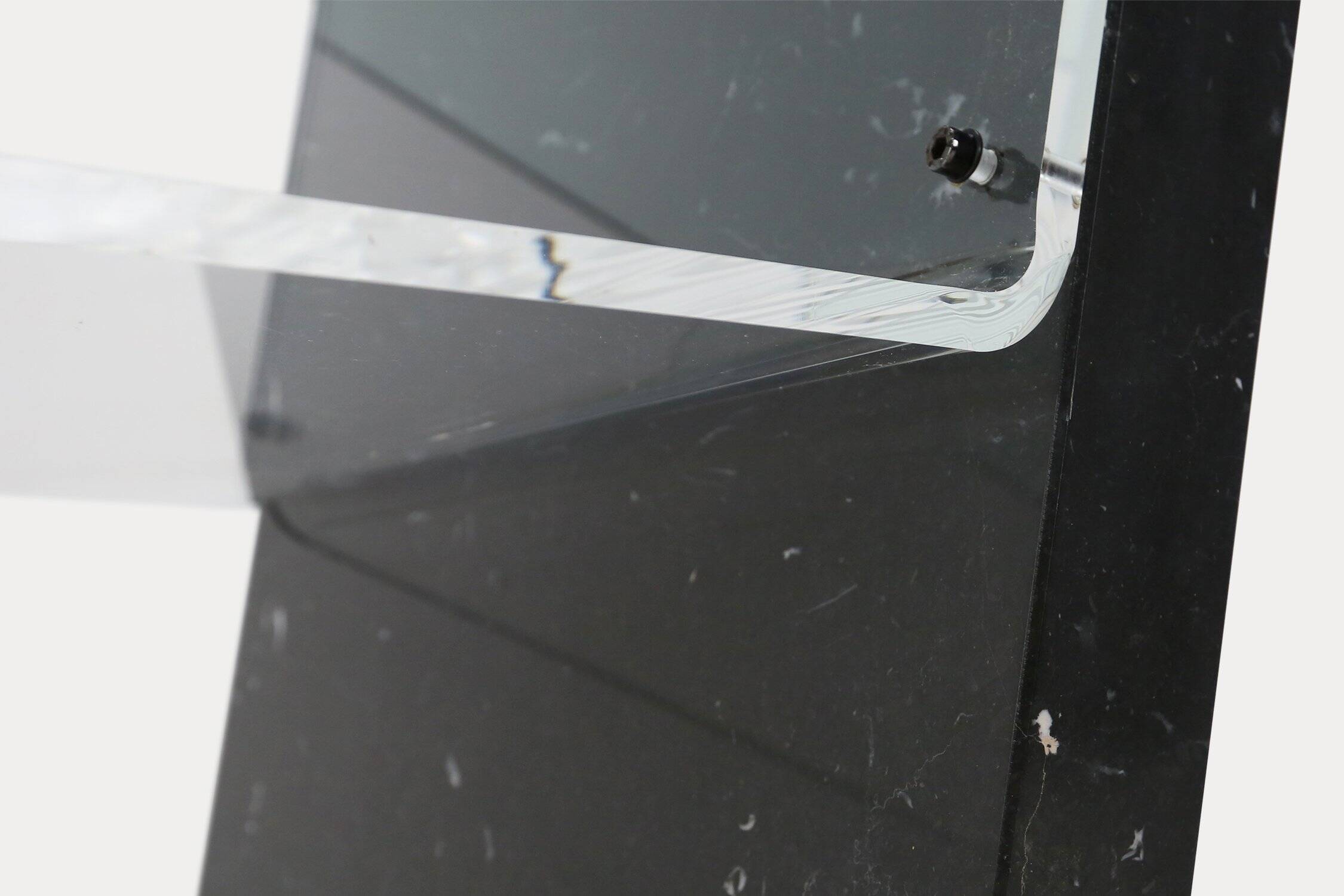 Mid-Century Italian Marble and Glass Coffee Table, 1970s