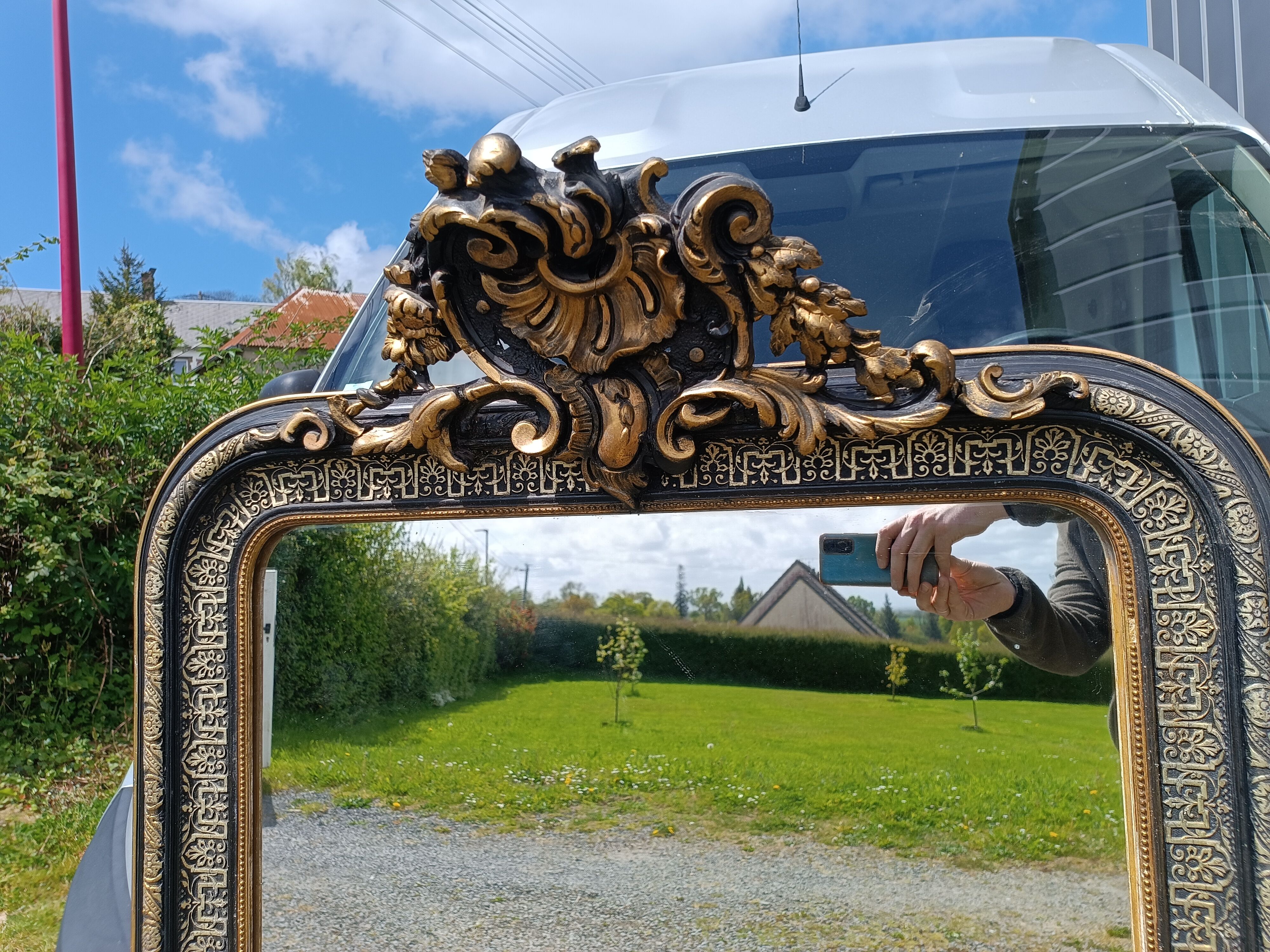 Miroir ancien 152/86 cm