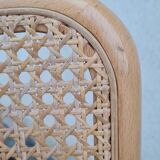 Talin chrome and cane chair