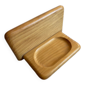 Porte-savon en bois mural