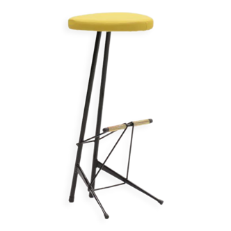 Tabouret de bar par Willy van der Meeren pour Tubax, Belgique années 50.