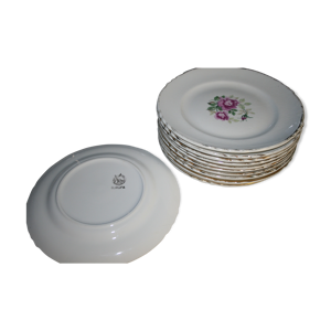 12 assiettes à dessert